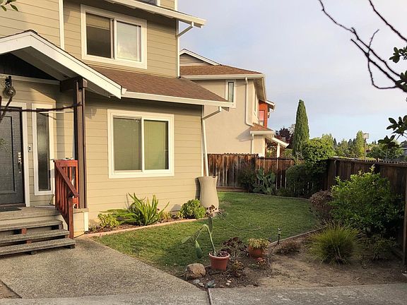 Front of the house and front yard.