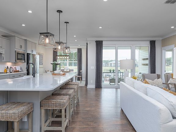Kitchen overlooking great room