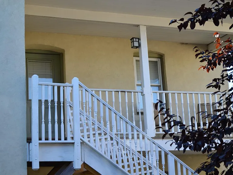 The entry porch