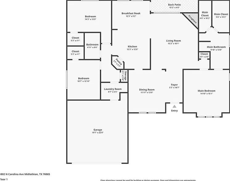 3 bed, 2.0 bath, 1813 sqft, $2,425 — Photo 2