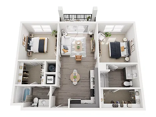 Floor plan 2A2