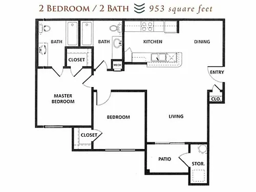 Floor plan Bond
