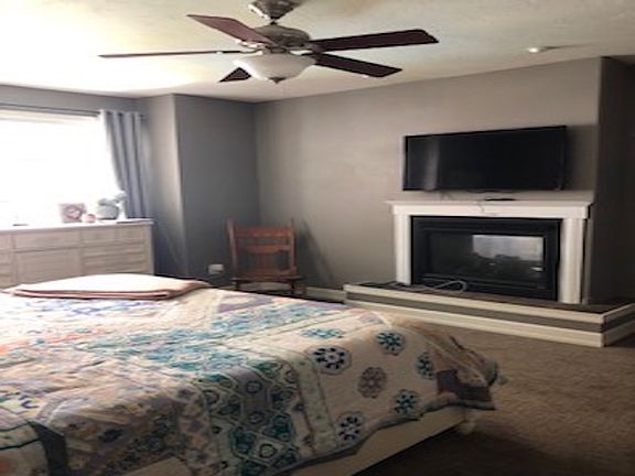 MASTER BEDROOM FIREPLACE