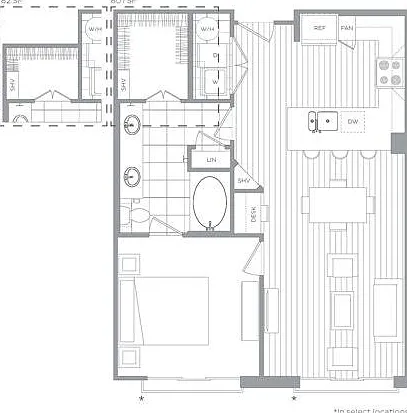 1 BR 1 Bath 1 BR 1 Bath
