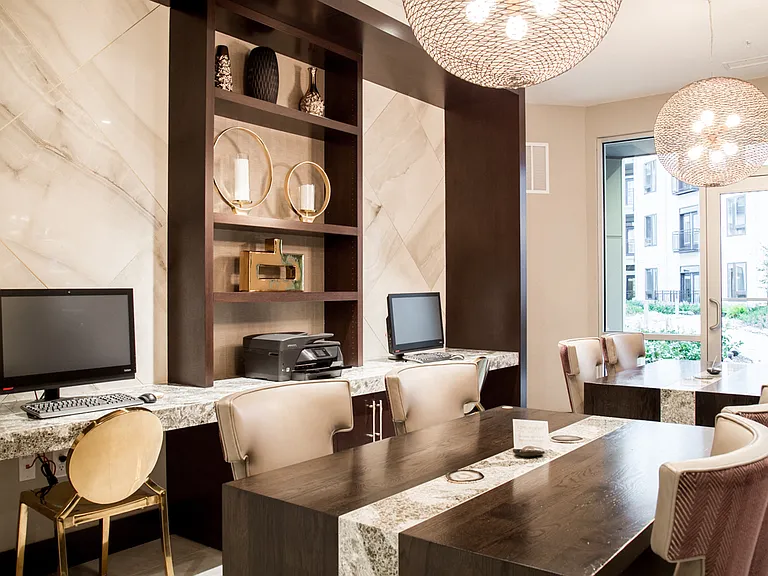 Residential Business Center and Social Lounge