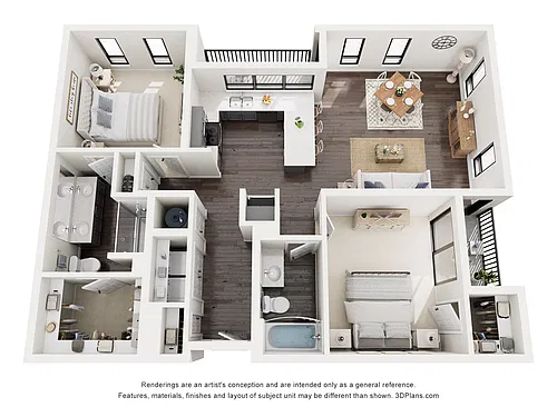 Floor plan B2-1