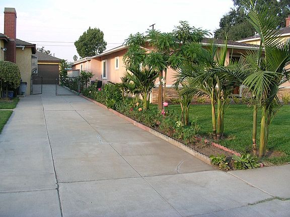 Long and neat driveway