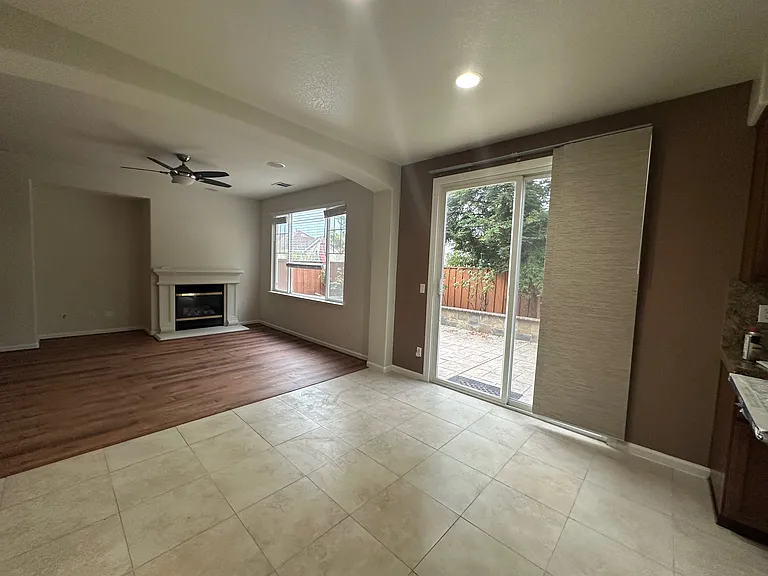 Downstairs dinning and Family room