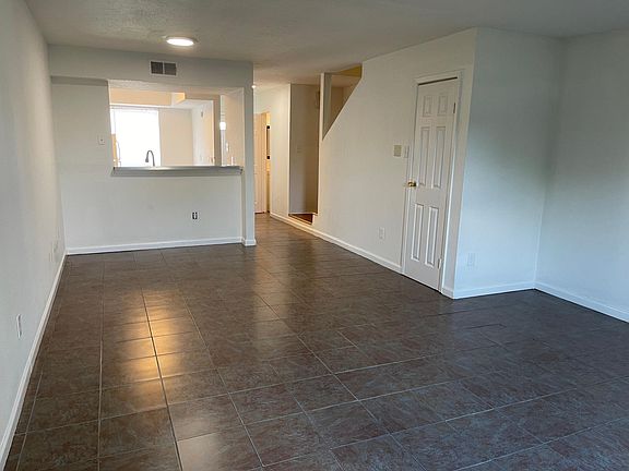 Living and dining are