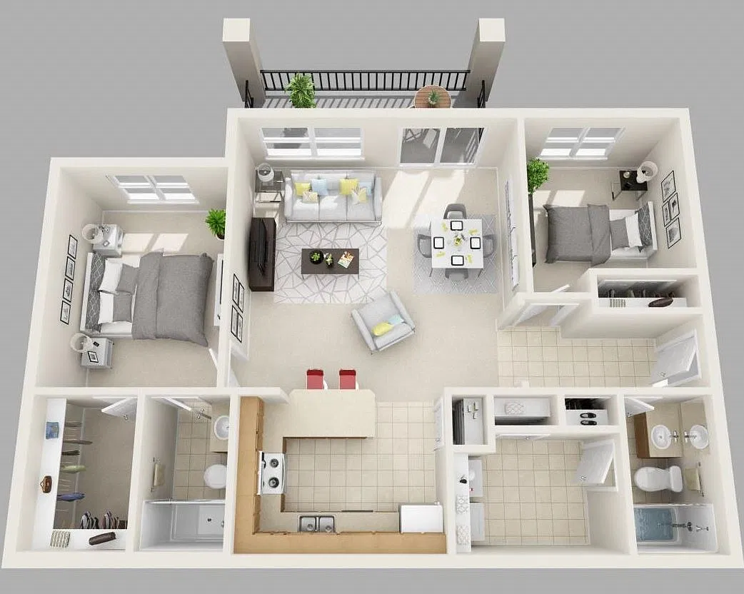 Floor plan B1