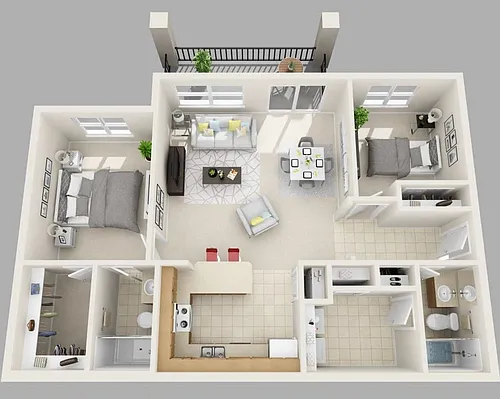 Floor plan B1