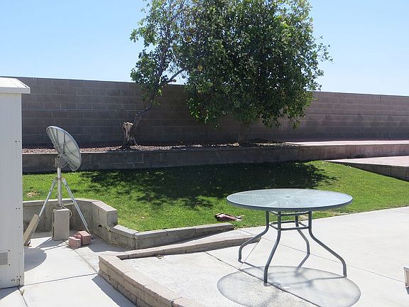 Backyard and patio
