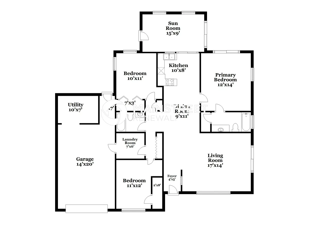 Floor Plan - 4664 Rainbow Rd