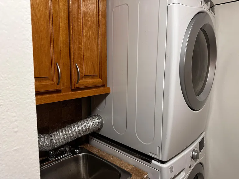 Kitchen and laundry room