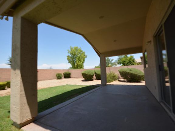 large covered patio