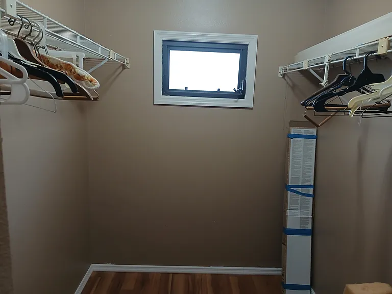 walk-in closet or office.