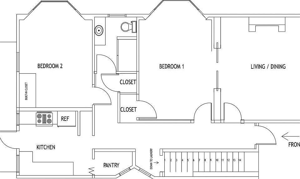 Floor Plan +1100 Sq ft