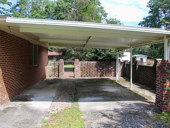 Right side of house