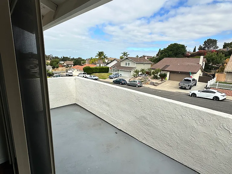 Patio upstairs
