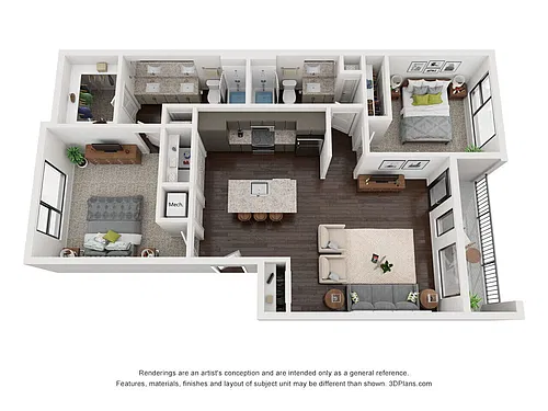 Floor plan The Mesa