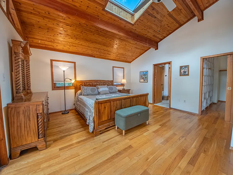 Master bedroom with king bed and en-suite.