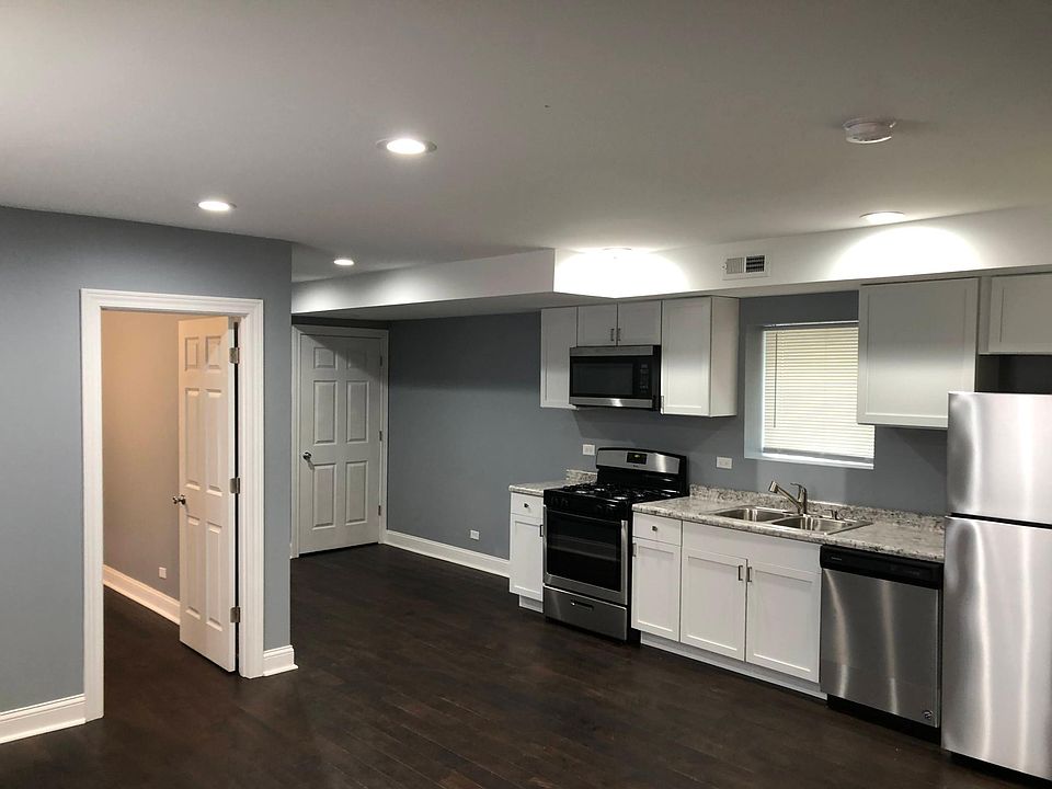 Open dining and kitchen area