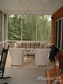 large screened porch