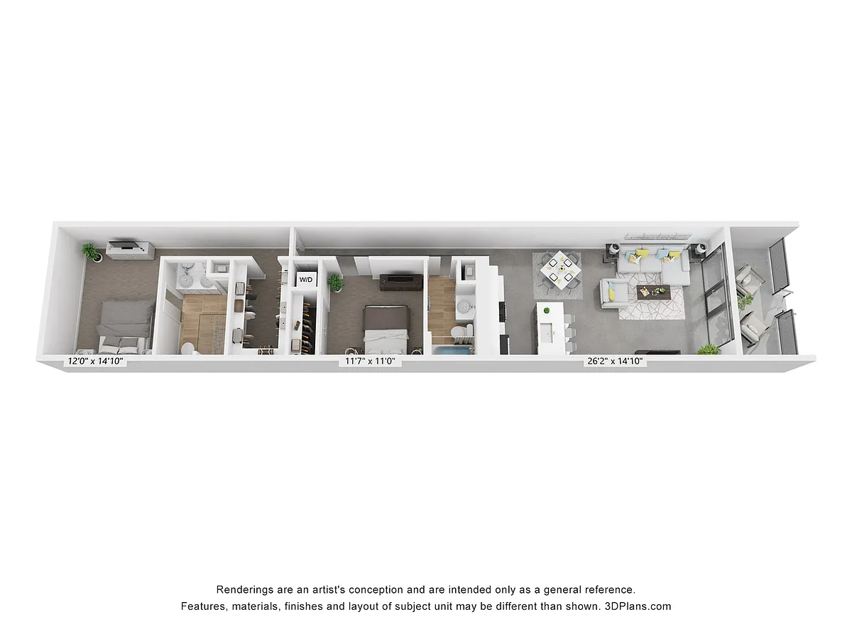 Floor plan Benson Flat