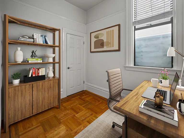 Image has been virtually staged to add furniture