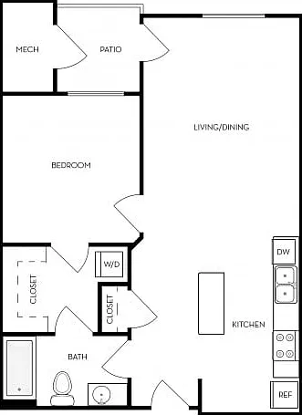 1 Bed 1 Bath - Moxie 1 Bed 1 Bath - Moxie