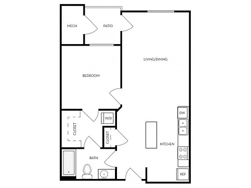 Floor plan Moxie