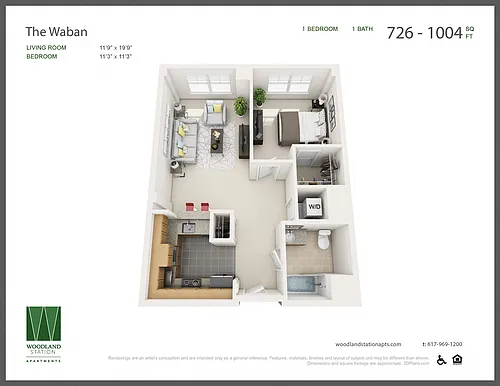 Floor plan The Waban