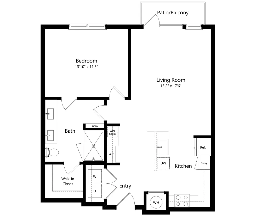 Floor plan Esther