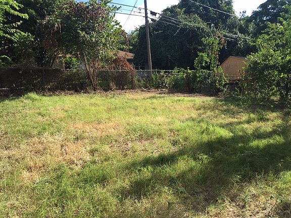 Fenced backyard