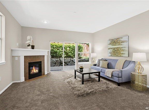Tons of natural light flows in through the windows.