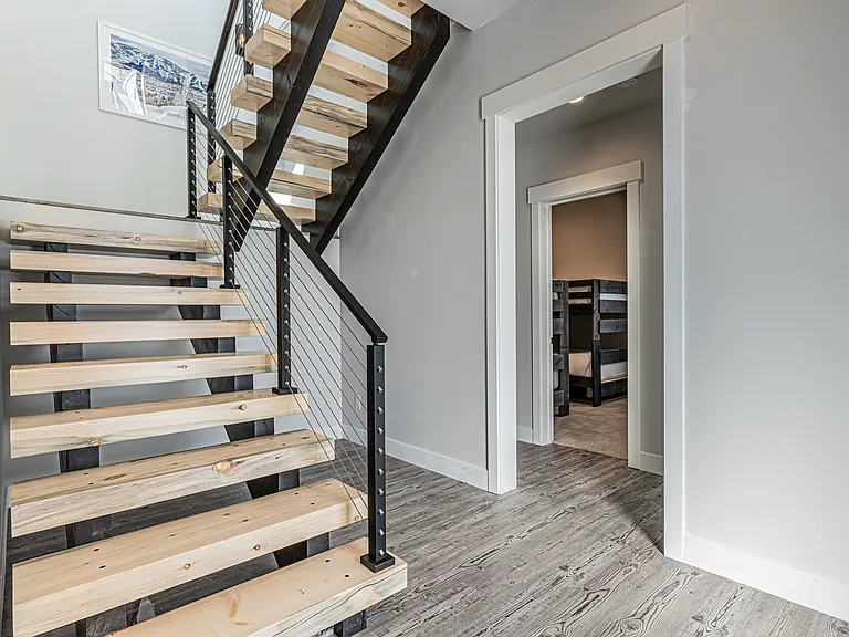 Ground Level - Stairs to Upper Level