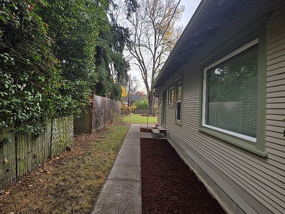 Front yard looking to backyard
