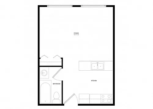 Floor plan Studio