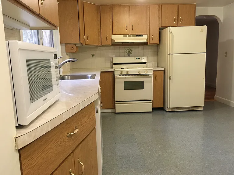 Kitchen from back hallway