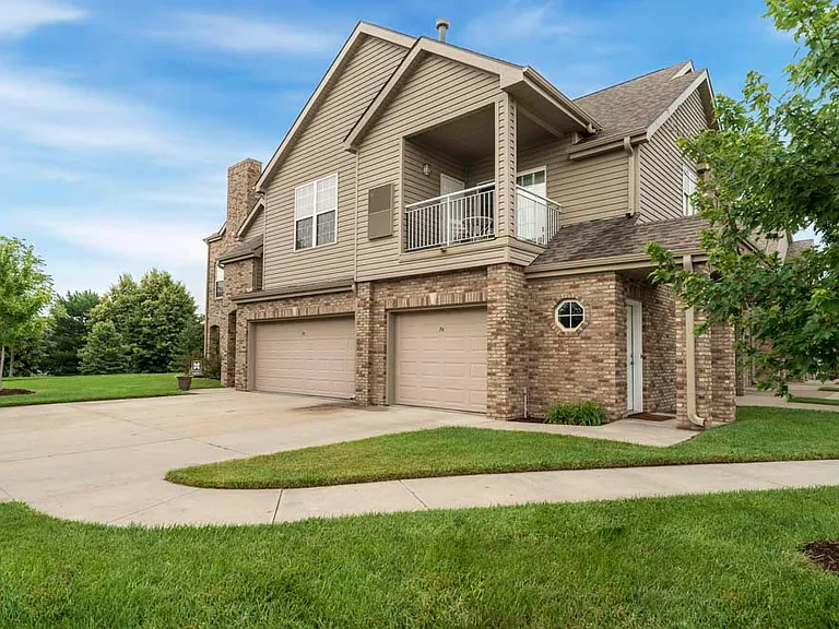 Our town home-style villas include attached garages and private entrances.