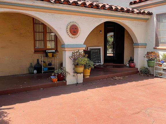 The courtyard provides a wonderful, private space to relax