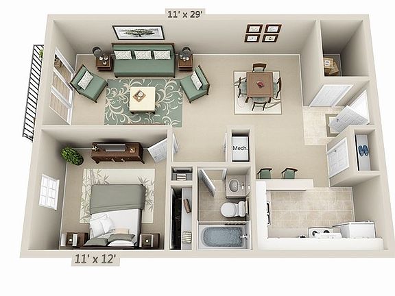 4th image of 5937 Dearborn St APT 303