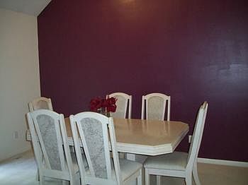 Dining area off the kitchen.