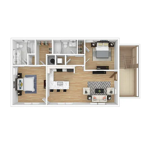 Floor plan Oakleigh (B1)