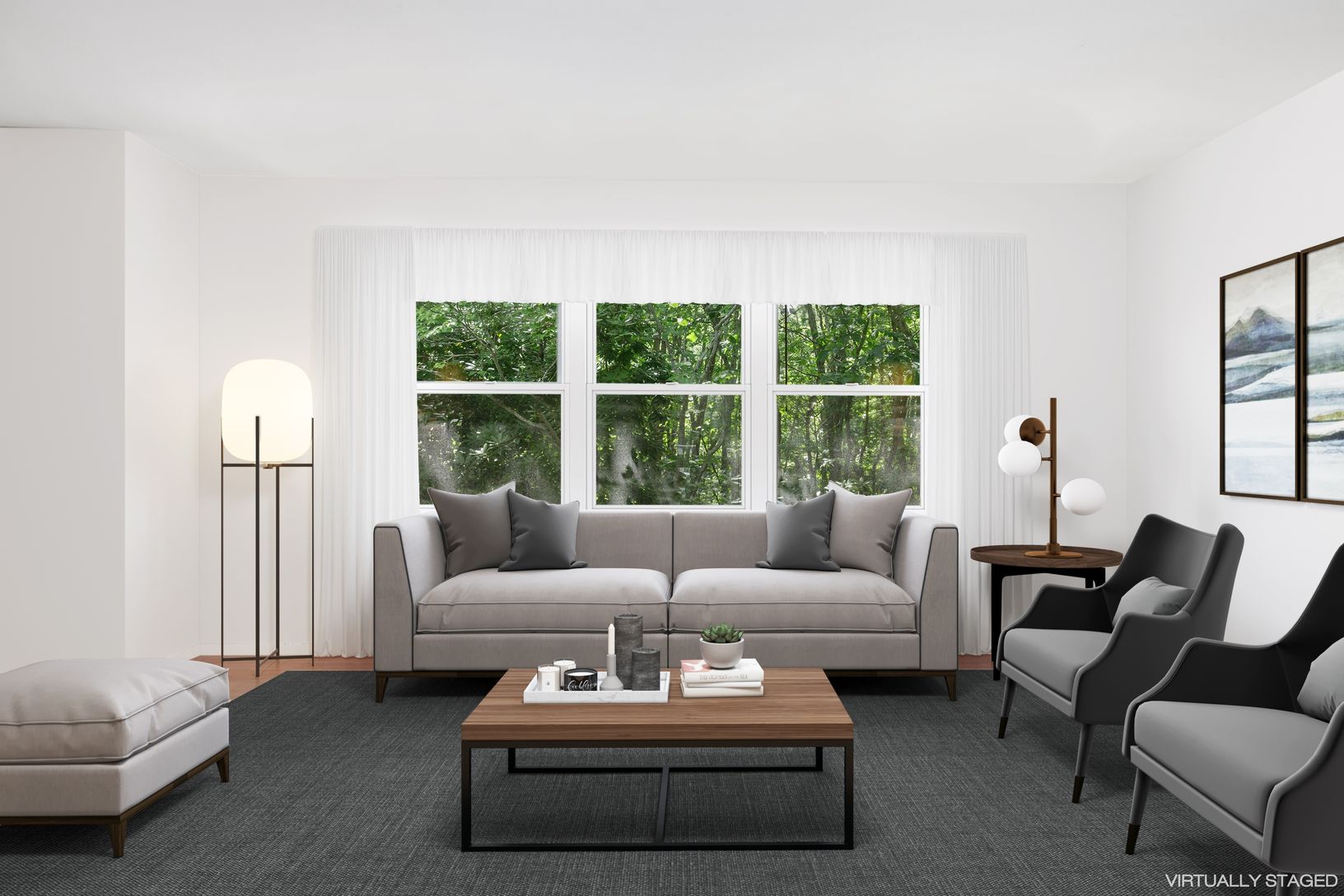  Virtually staged living room (used next photo)