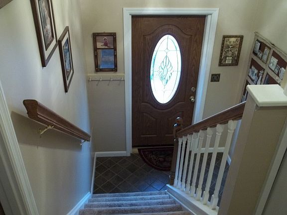 Upstairs Looking Down to Entryway