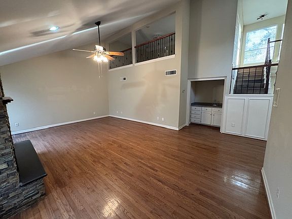 Living room with bar view