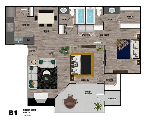 Floor plan B1