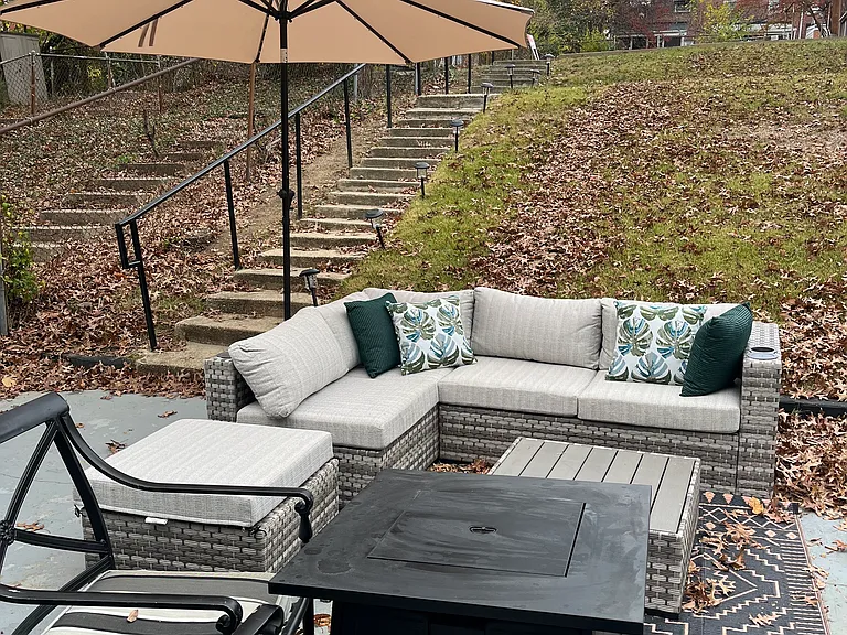 Backyard patio