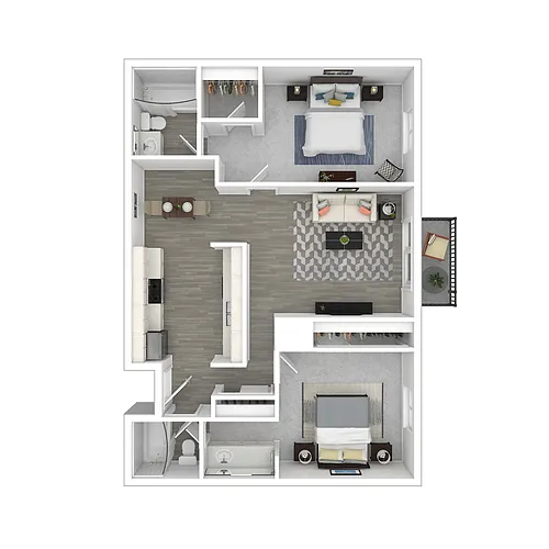 Floor plan 2x2A